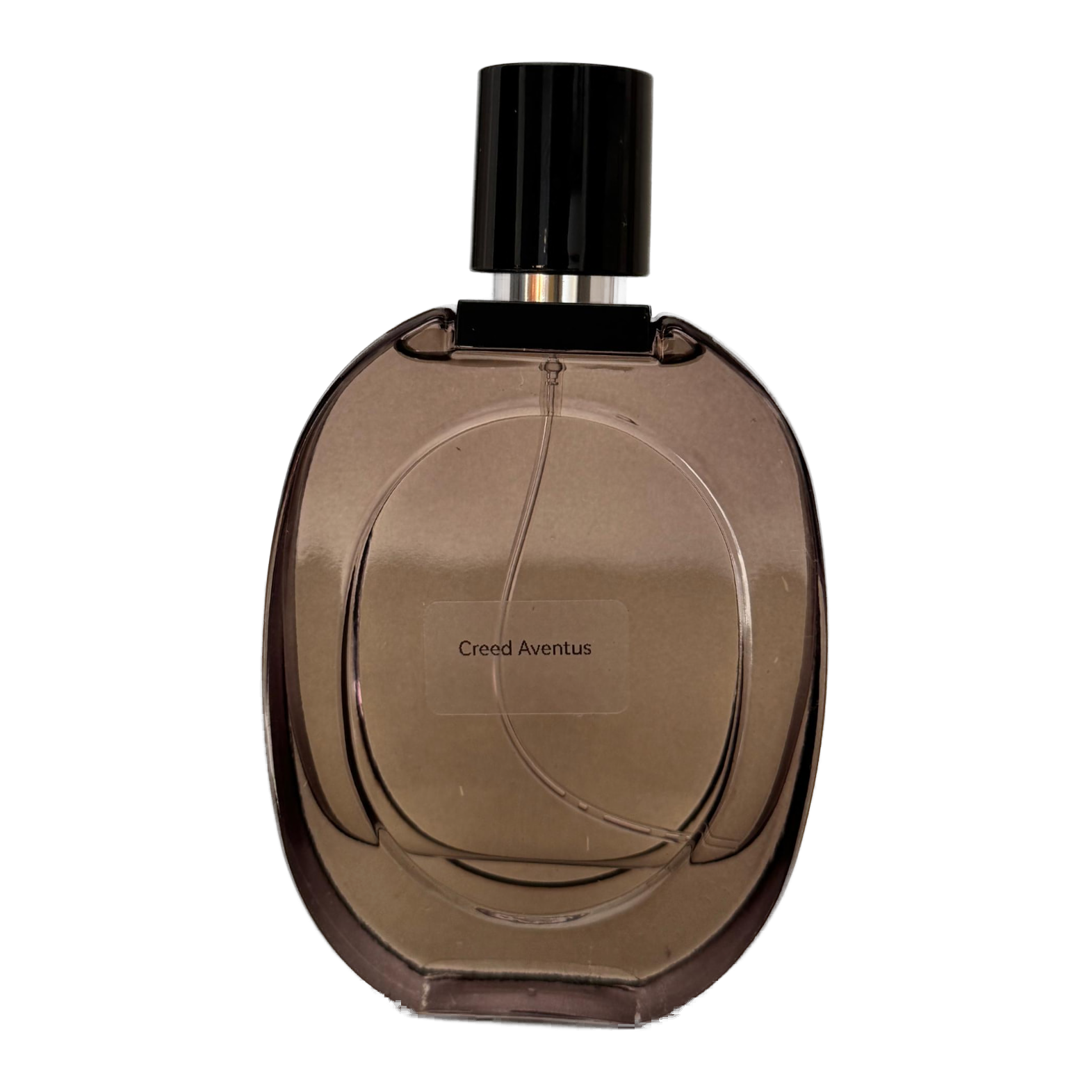 Rotatable Creed Aventus luxury perfume bottle